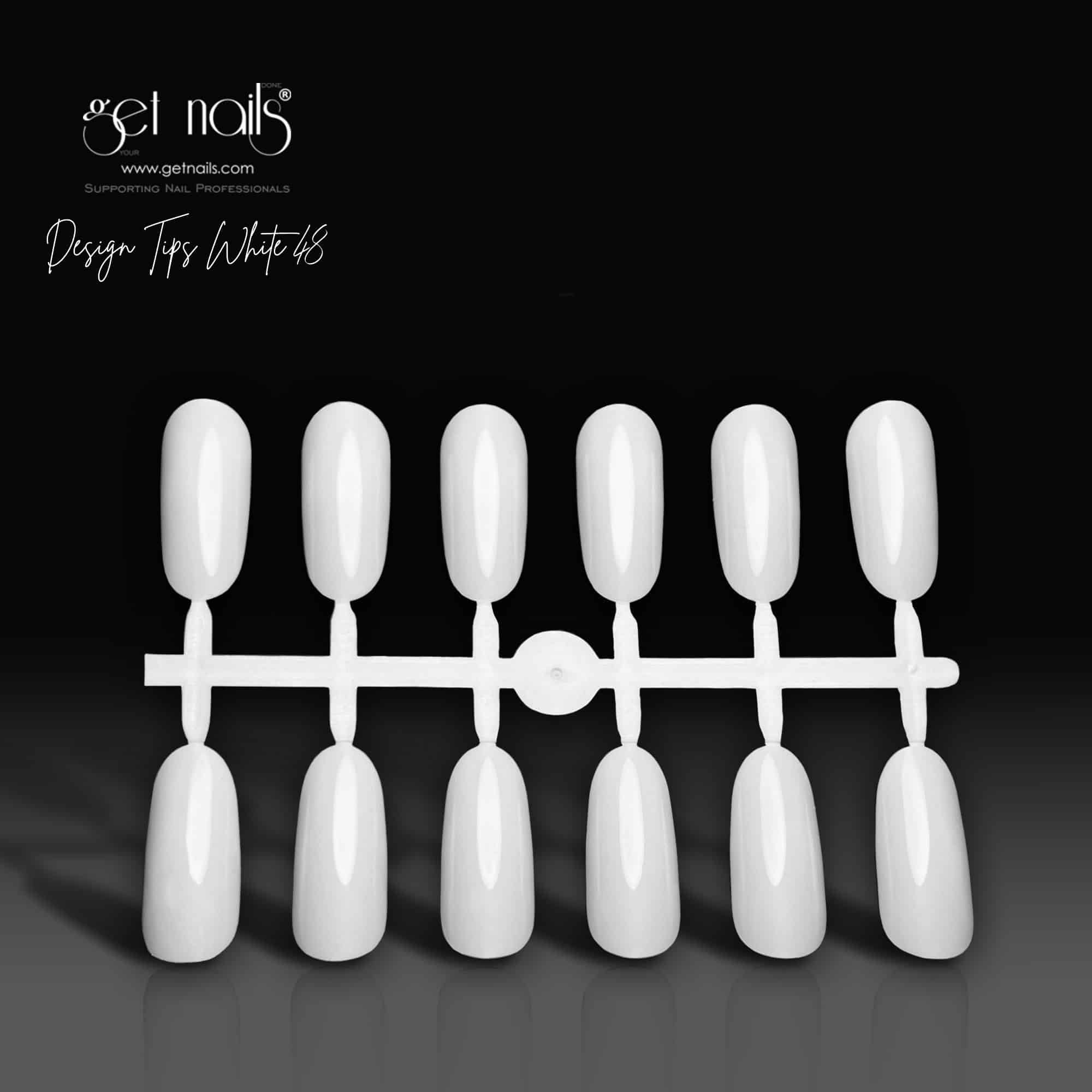 Get Nails Austria - Design Tips White - 48 db