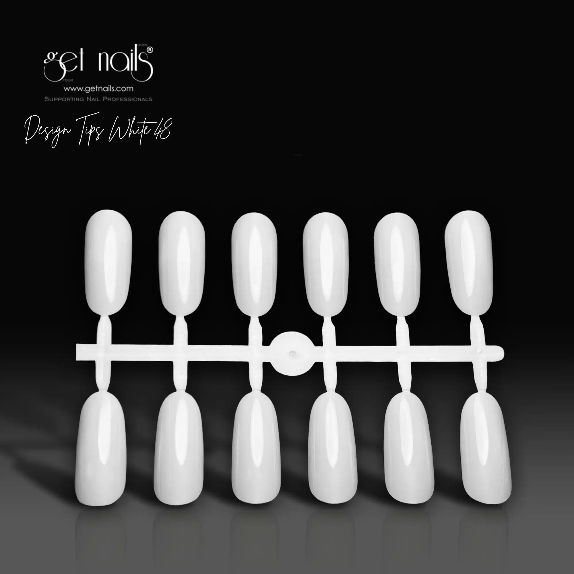 Get Nails Austria - Design Tips White - 48 pieces