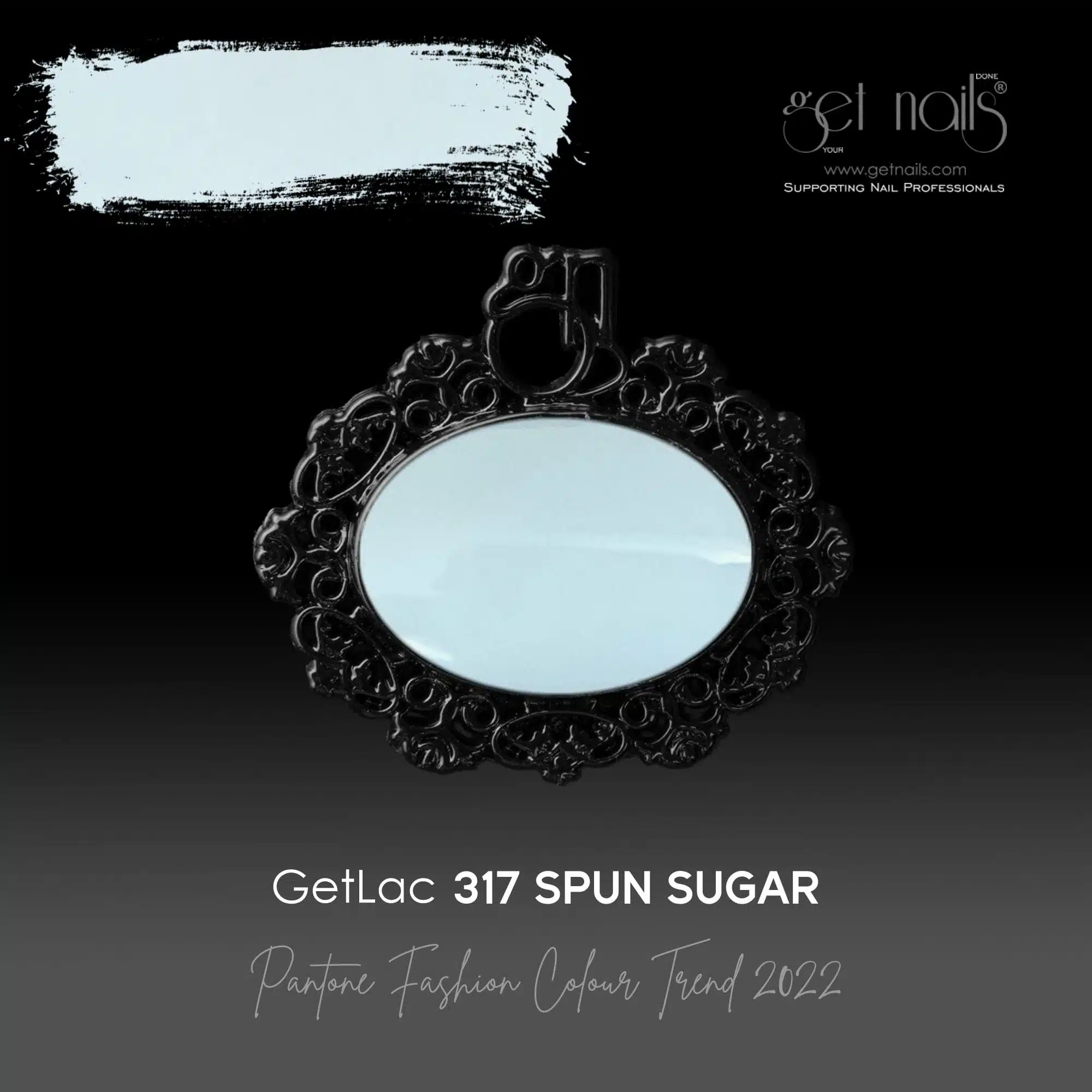 Get Nails Austria - GetLac 317 Сахарная пудра, 15 г