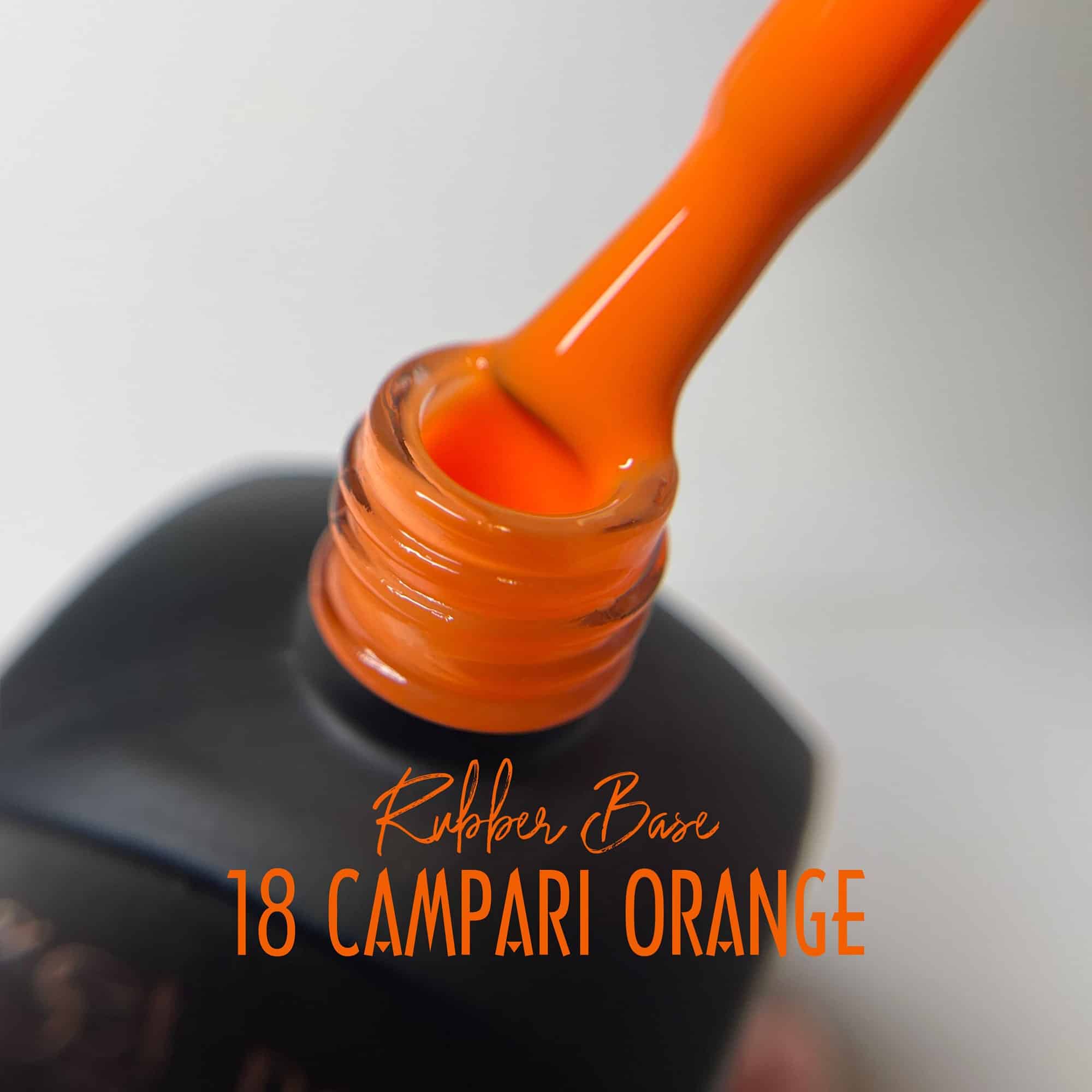 GetLac Rubber Base 18 Campari Orange 15g – Bild 2