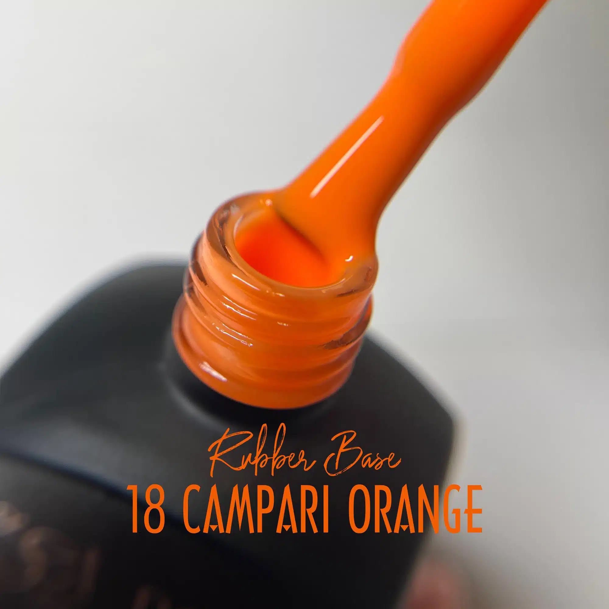 Get Nails Austria - GetLac Rubber Base 18 Campari Orange 15g