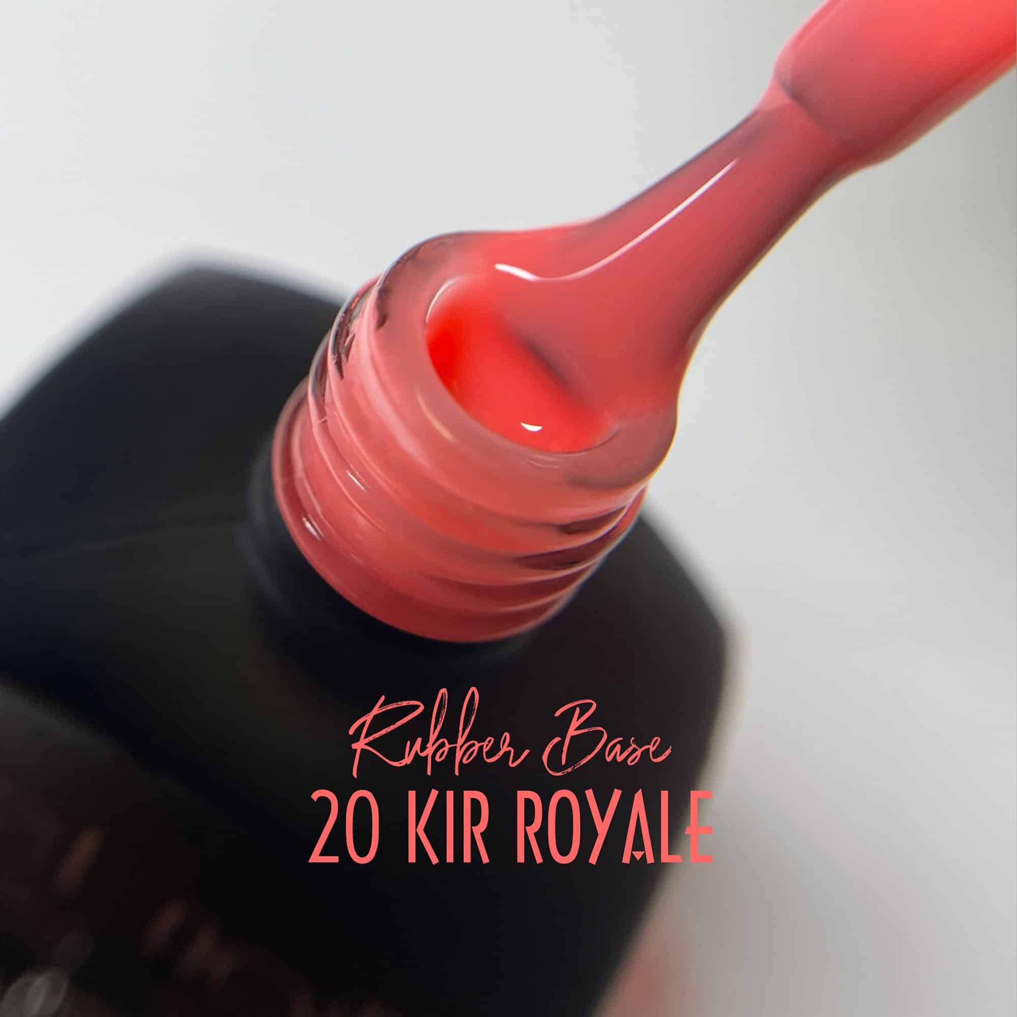 Get Nails Austrija - GetLac Rubber Base 20 Kir Royale 15 g