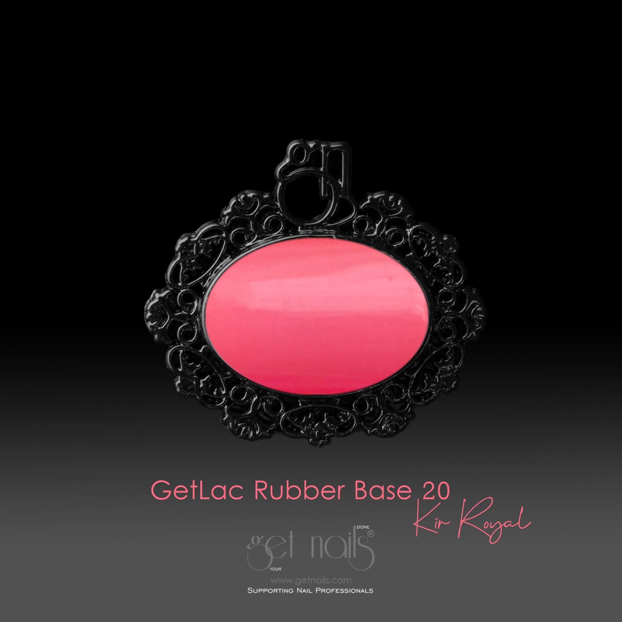 Get Nails Austrija - GetLac Rubber Base 20 Kir Royale 15 g