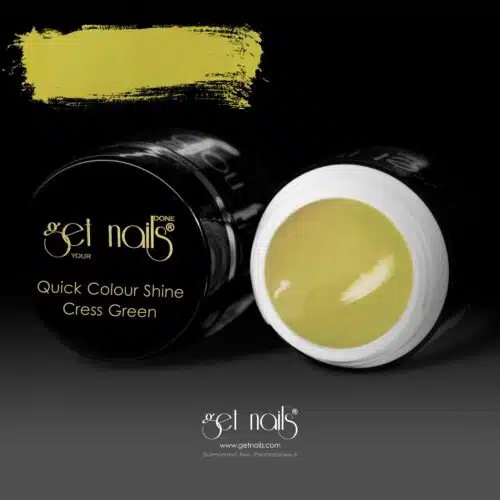 Get Nails Austria - Цветной гель Quick Color Shine Cress Green 5g