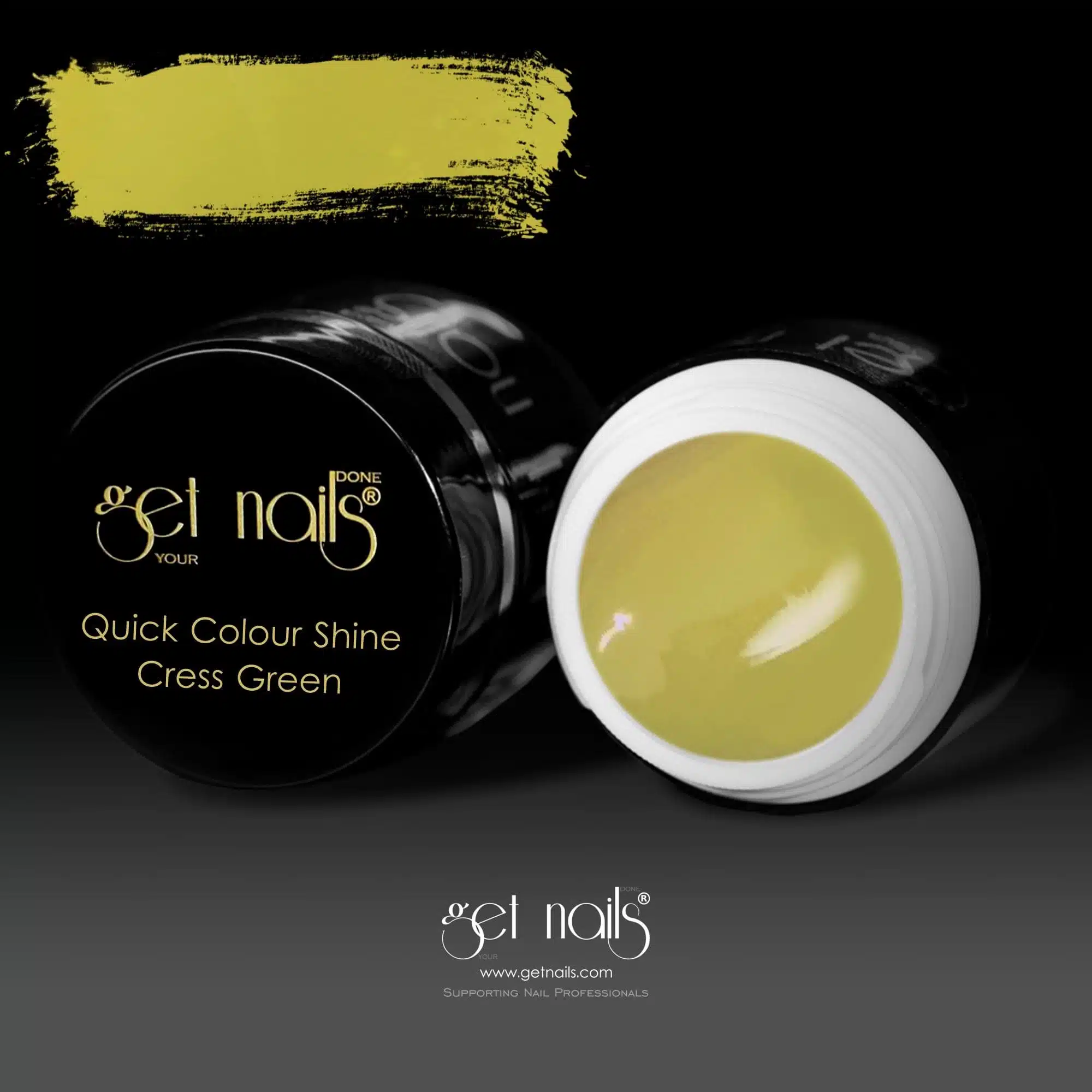 Get Nails Austria - Gel Color Quick Color Shine Cress Green 5g