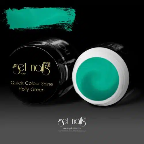 Get Nails Austria - Цветной гель Quick Color Shine Holly Green 5g
