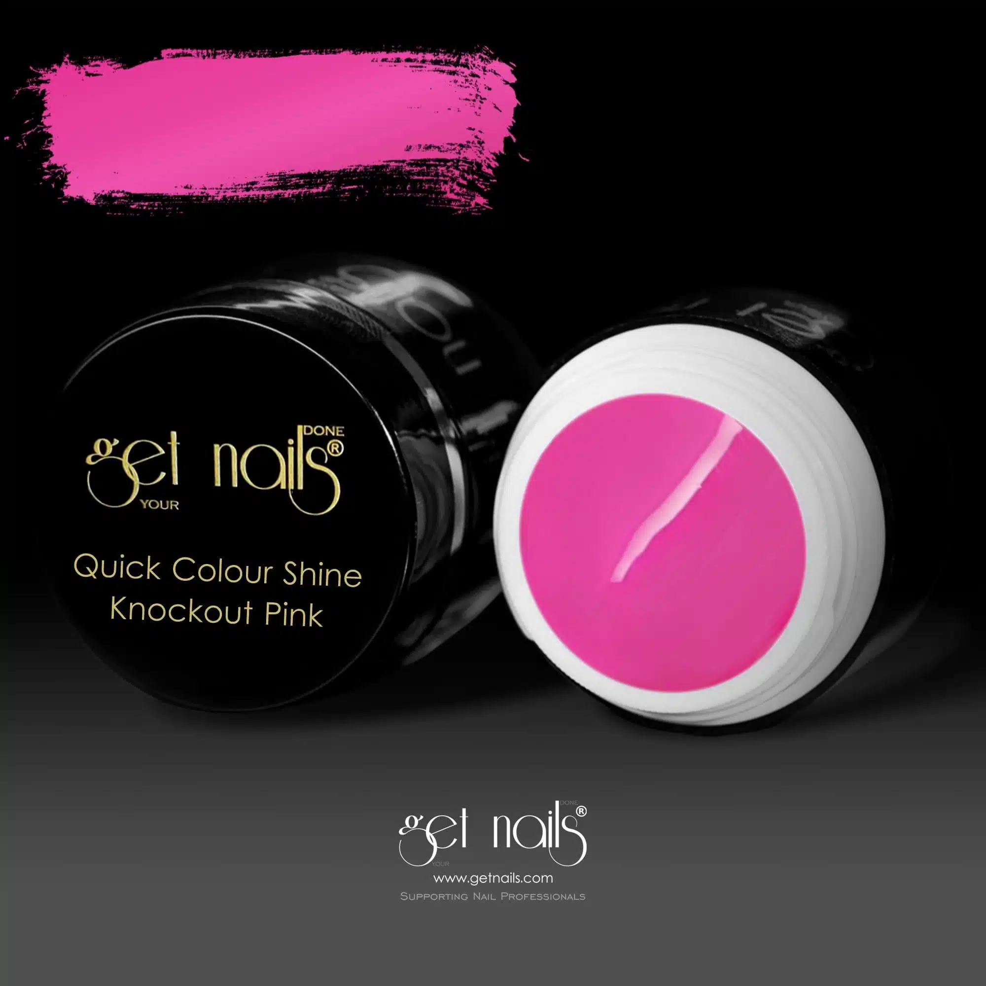 Get Nails Austria - Gel Color Quick Color Shine Knockout Pink 5g