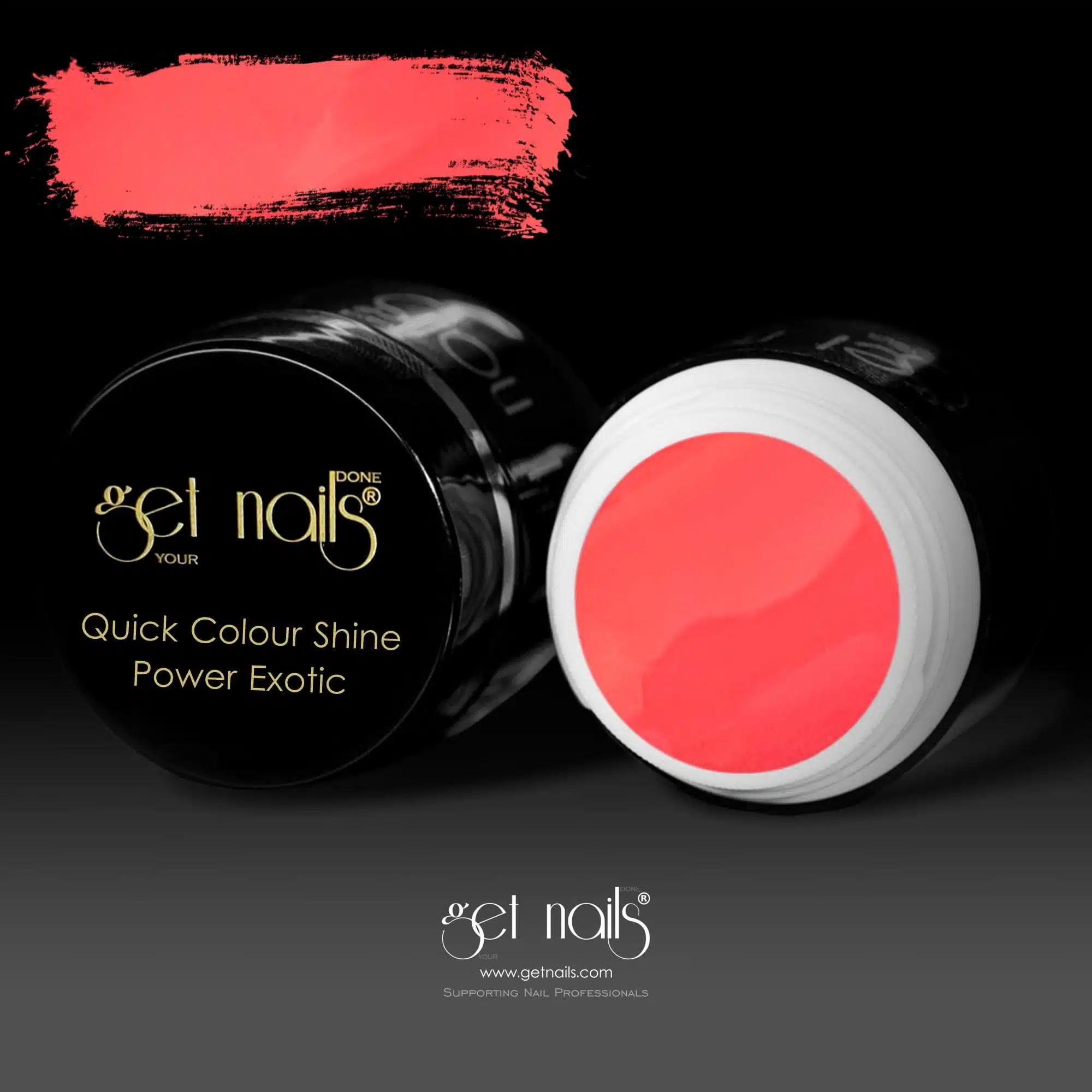 Get Nails Austria - Цветной гель Quick Color Shine Power Exotic 5г