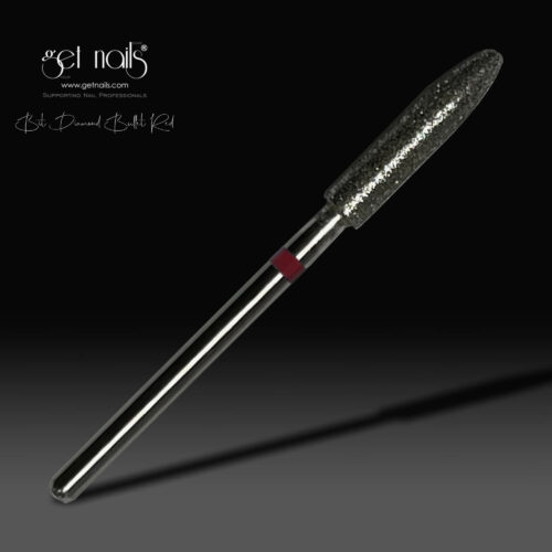 Get-Nails-Austria-Fraeseraufsatz-Diamant-Bullet-Rot