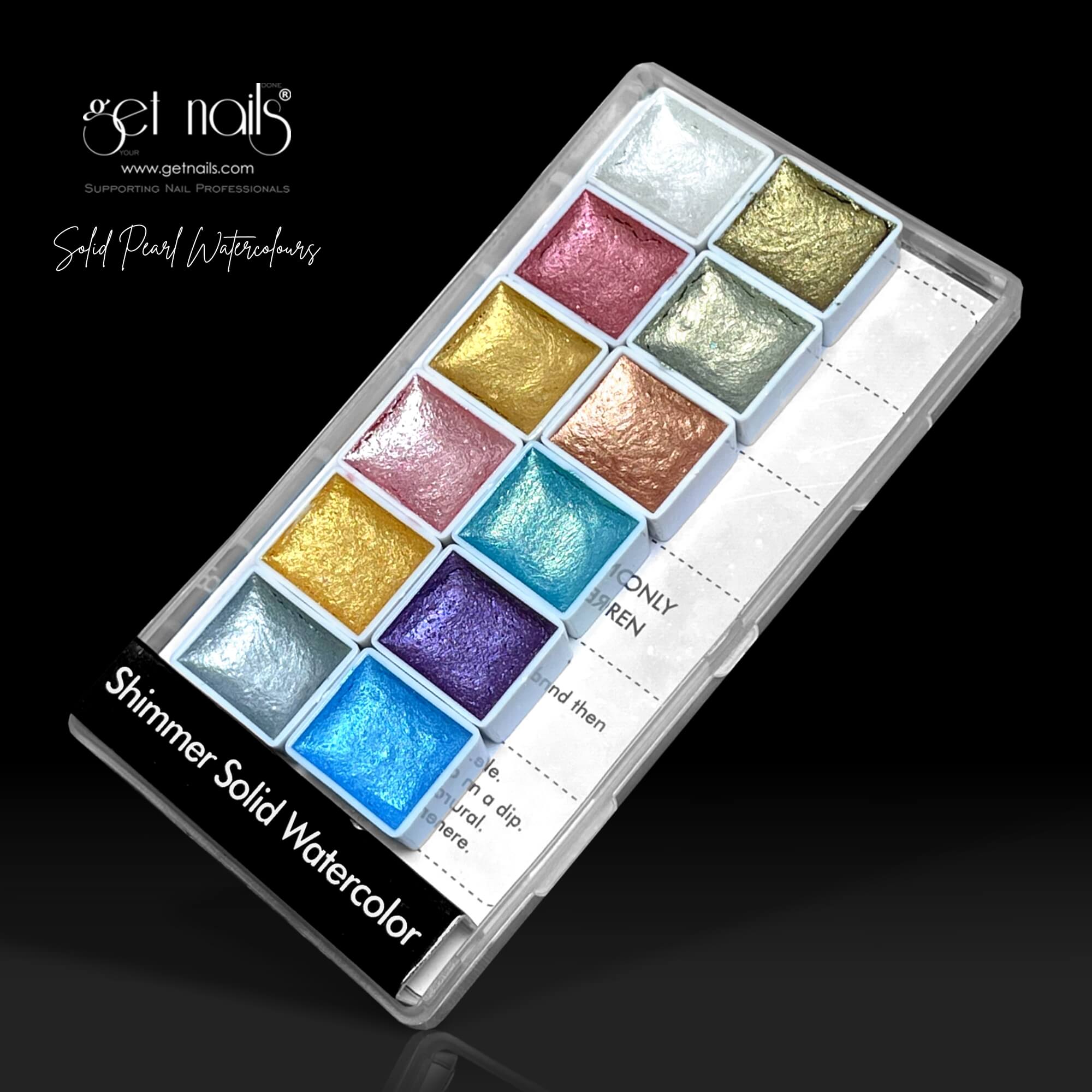 Get Nails Austria - Solid Pearl watercolor paints