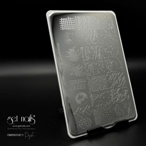 Get Nails Austria - Stamping Schablone 11 - Psycho
