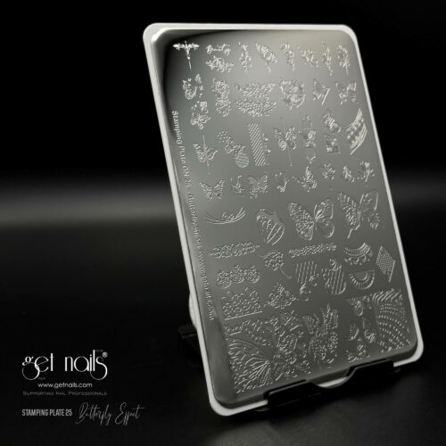 Get Nails Austria - Stamping Schablone 25 - Butterfly Effect