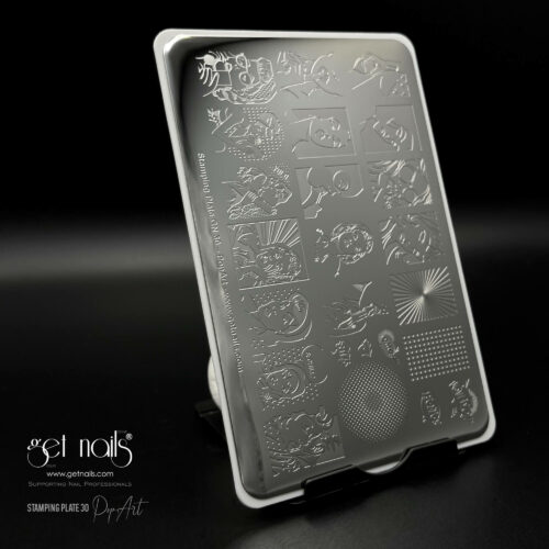Get Nails Austria - Stamping Schablone 30 - PopArt