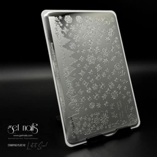 Get Nails Austria - Stamping Schablone 42 - Let it Snow!