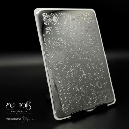 Get Nails Austria - Stamping Schablone 43 - Melomaniac