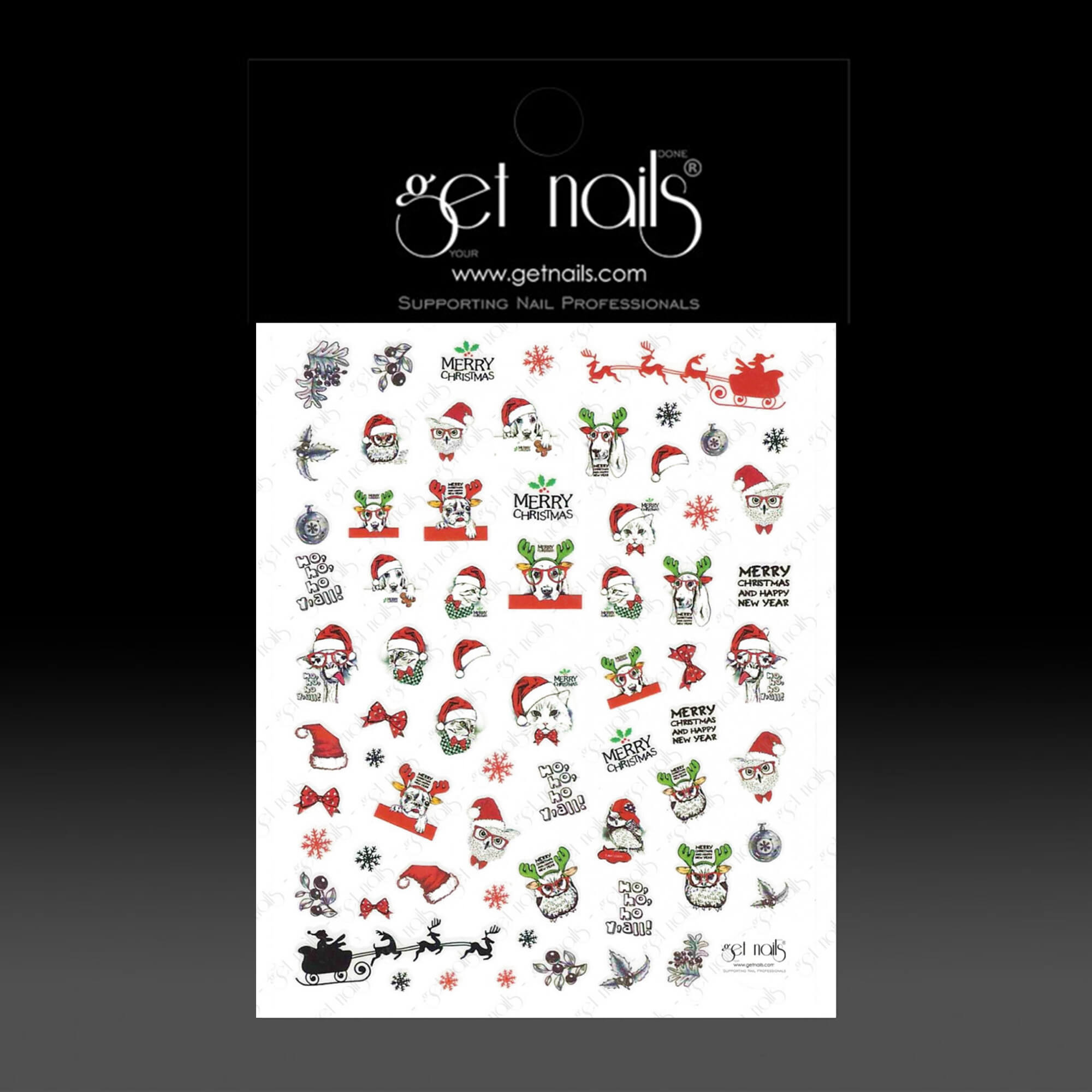 Get Nails Austria - Sticker Winter Medium 1