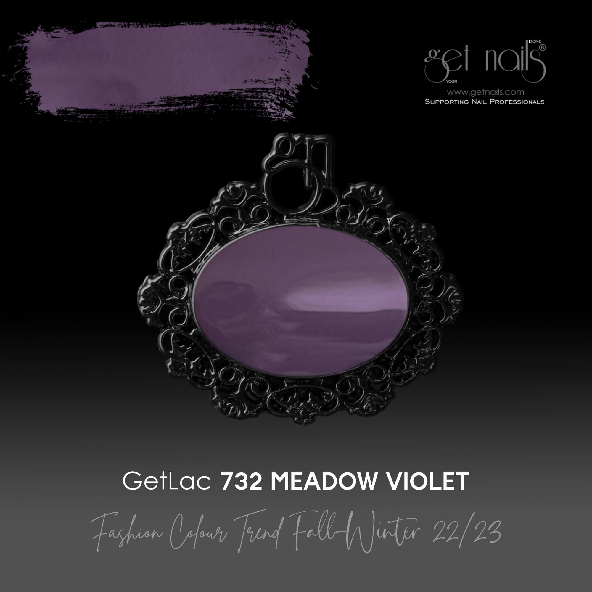 Get Nails Austria - GetLac 732 Meadow Violet 15 g