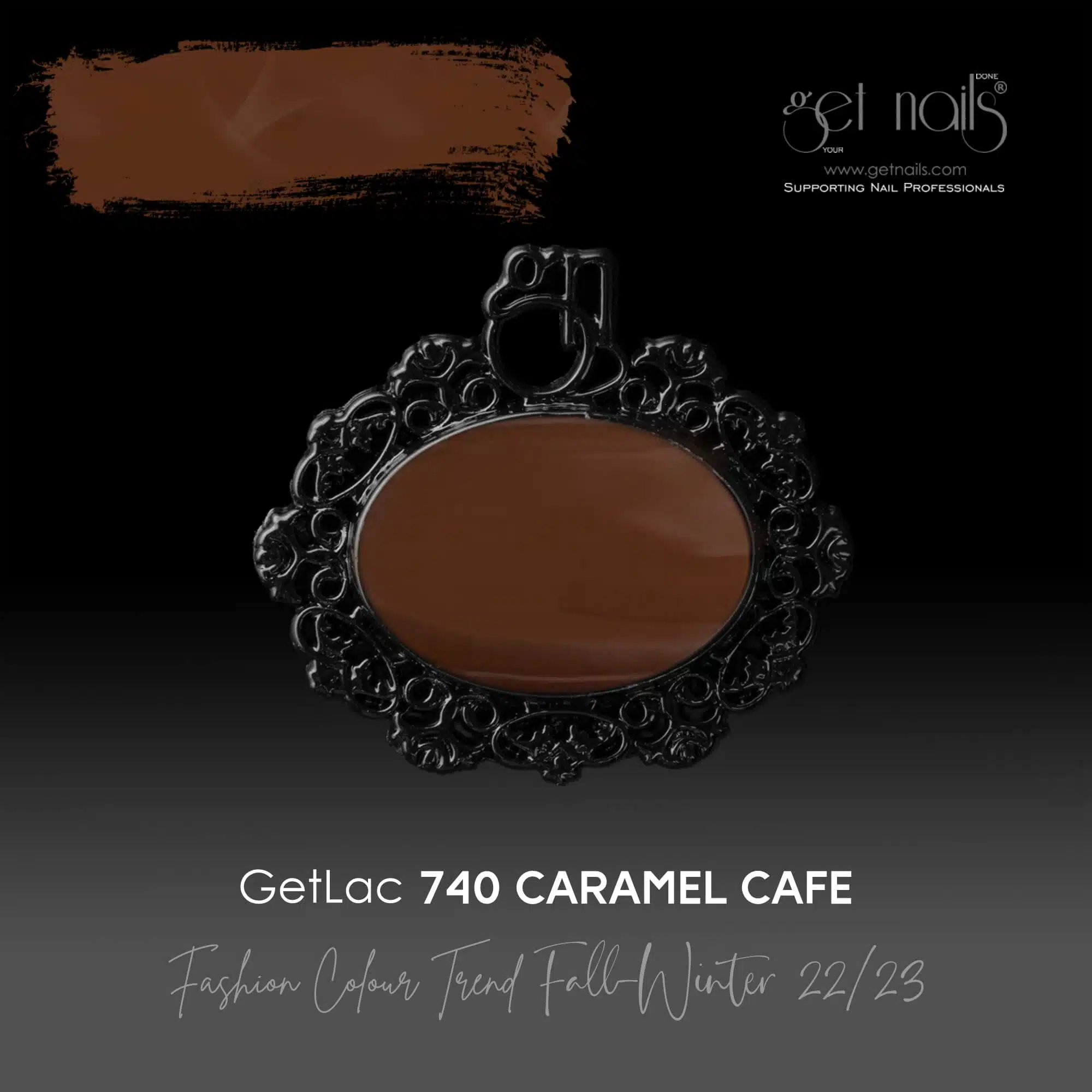 Get Nails Austria - GetLac 740 Caramel Cafe 15g
