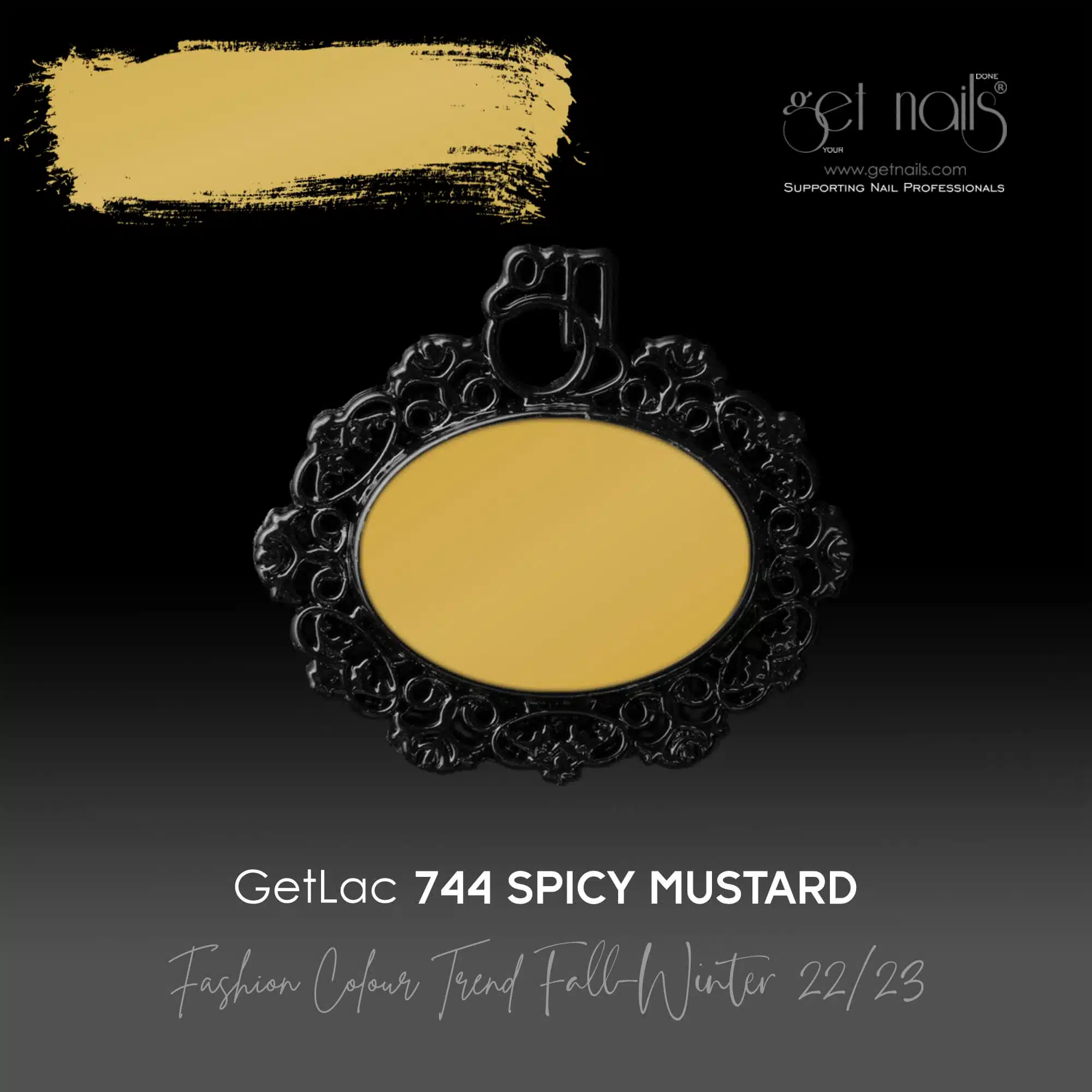 Get Nails Austria - GetLac 744 Fűszeres mustár 15g