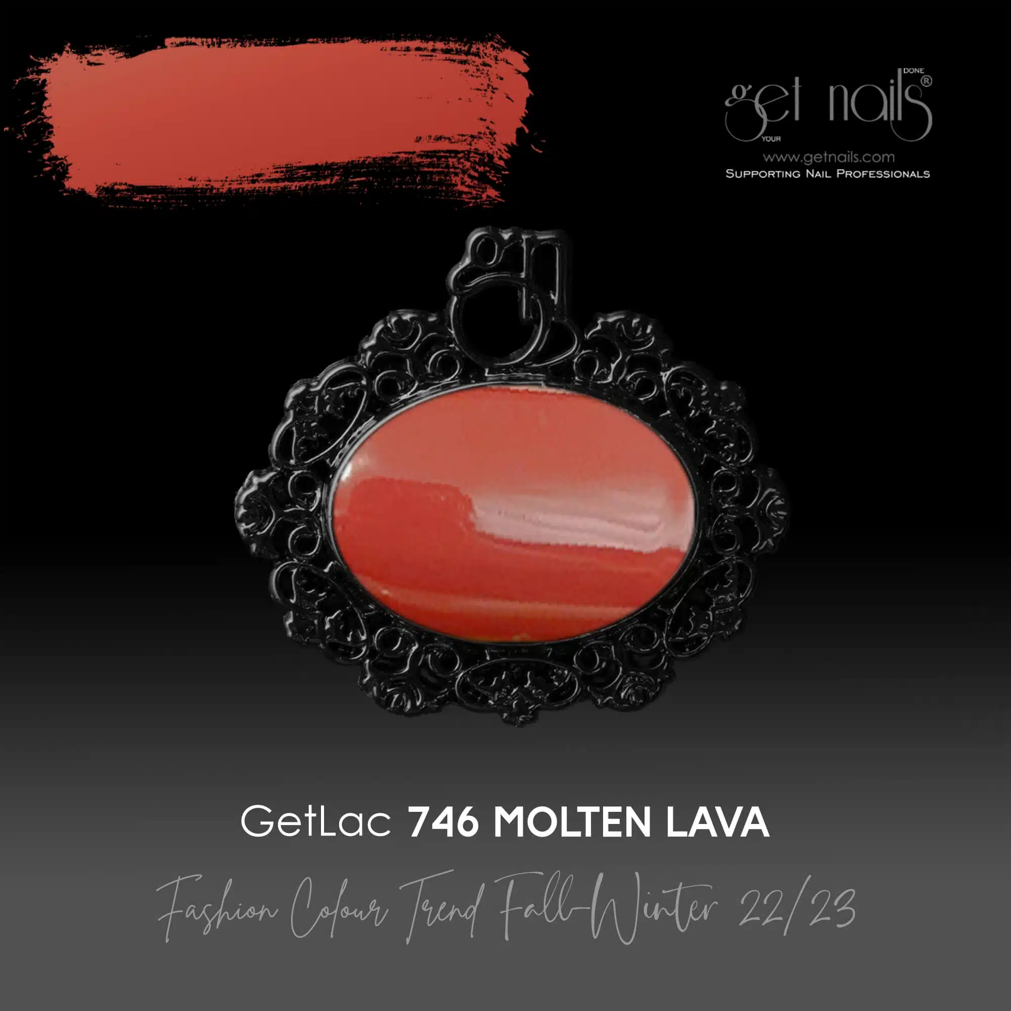 Get Nails Austria - GetLac 746 Расплавленная лава 15г