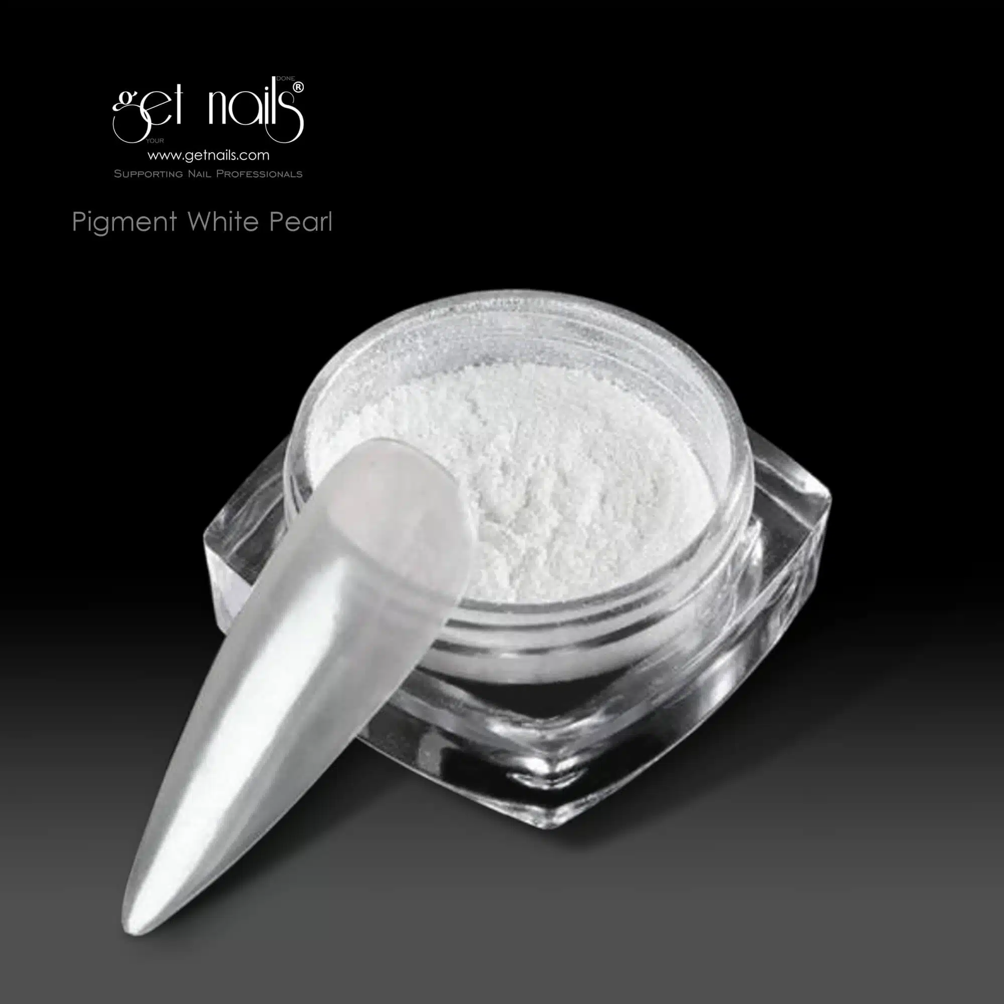 Get Nails Austria - Пигмент White Pearl