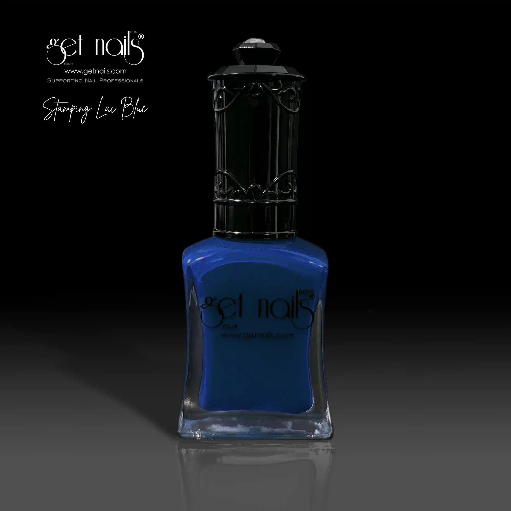 Get Nails Austria - Лак для стемпинга синий 15мл