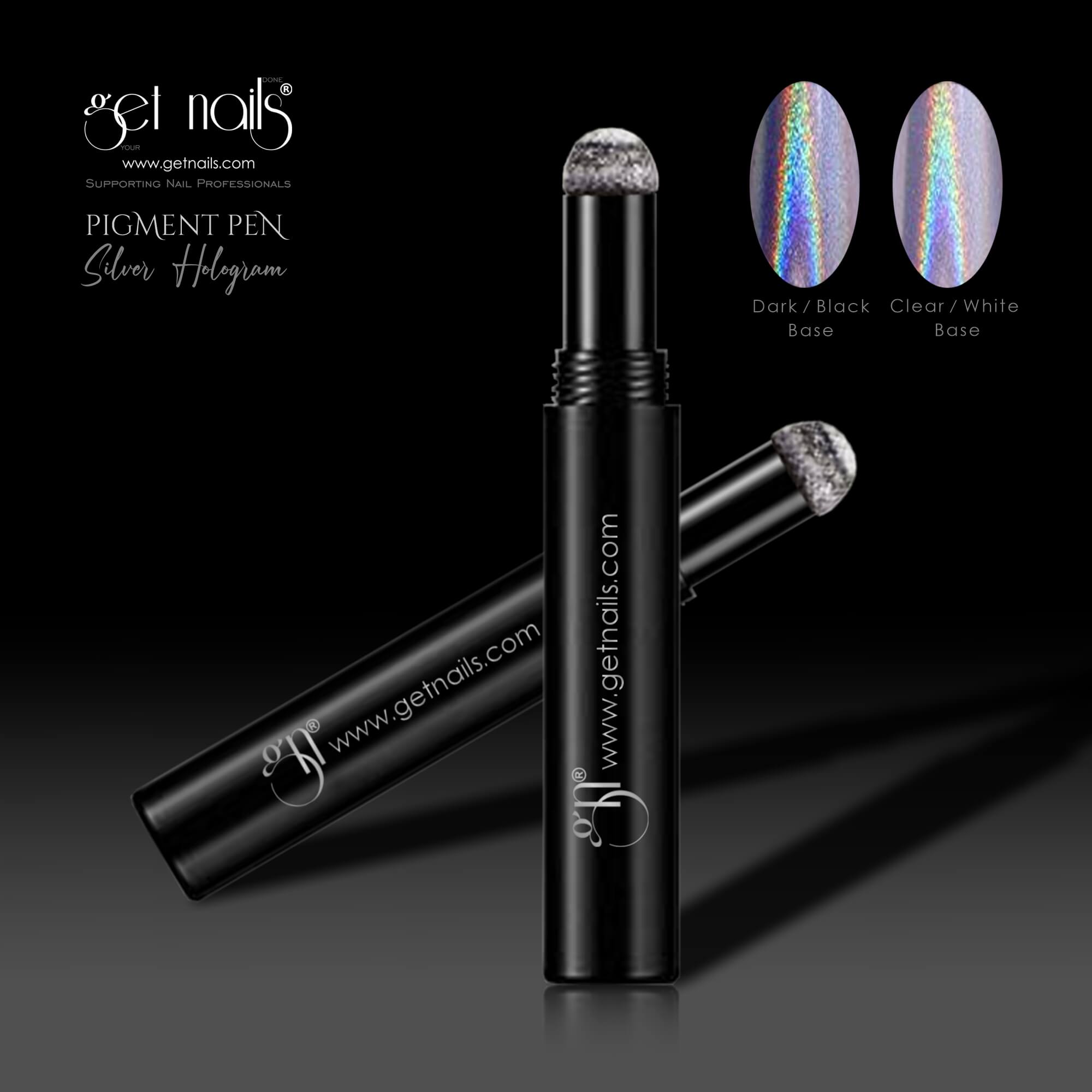 Get Nails Austria - Pigment Pen Silber Holo