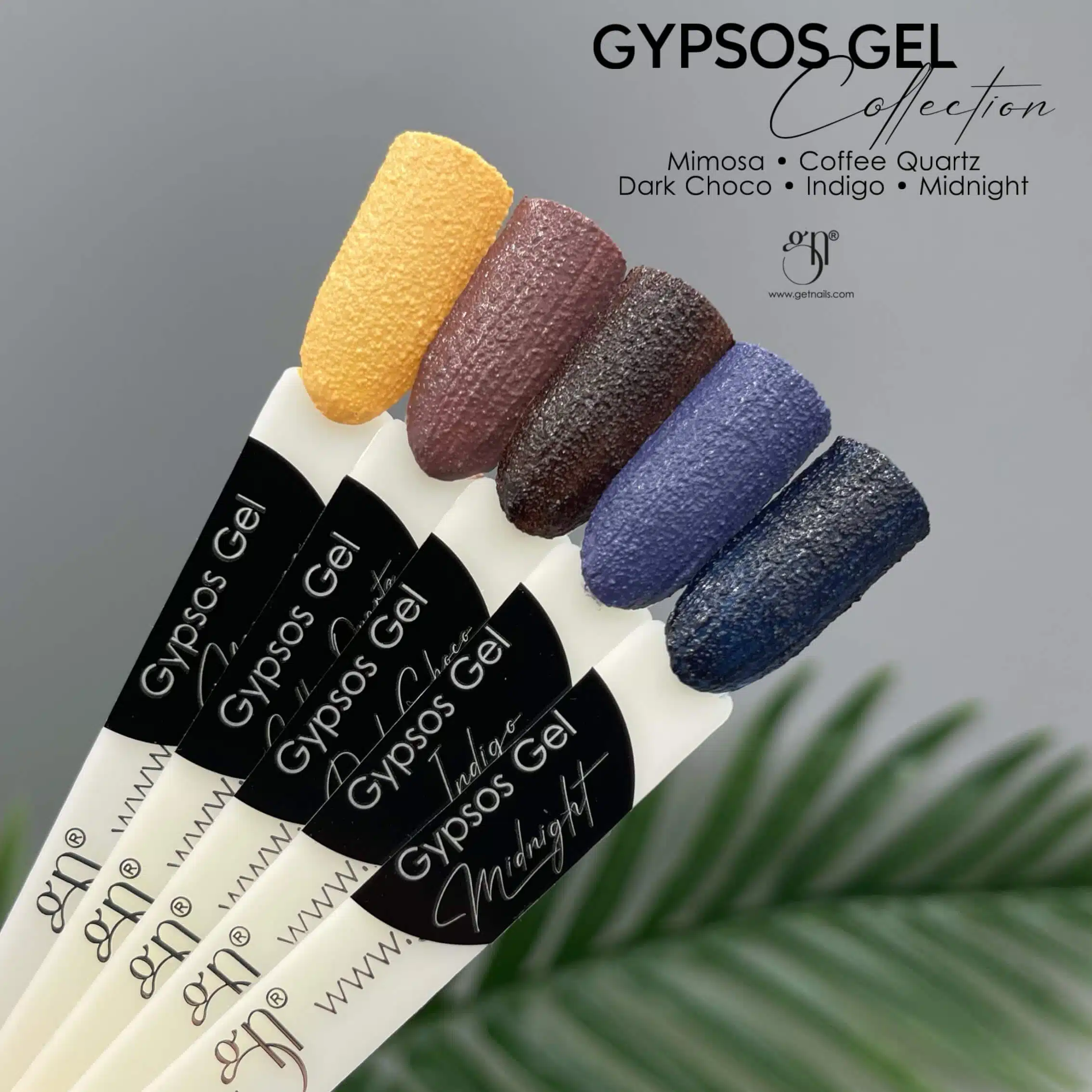 Gypsos Mimosa, Kávékvarc, Dark Choco, Indigo, Midnight