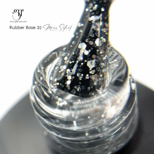 Get Nails Austria - GetLac Rubber Base 32 Miss Silver 15g B