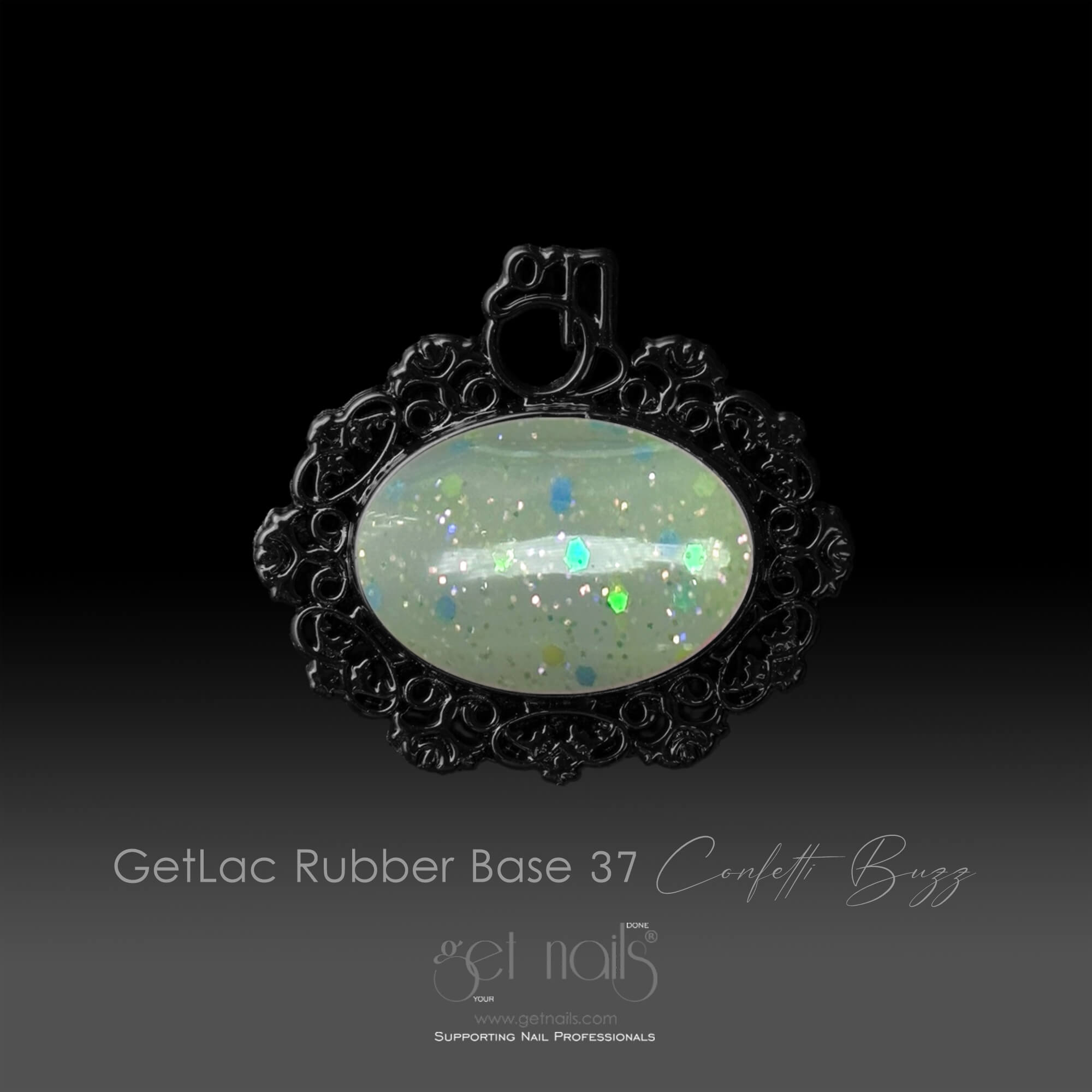 Get Nails Austria - GetLac Rubber Base 37 Confetti Buzz 15g