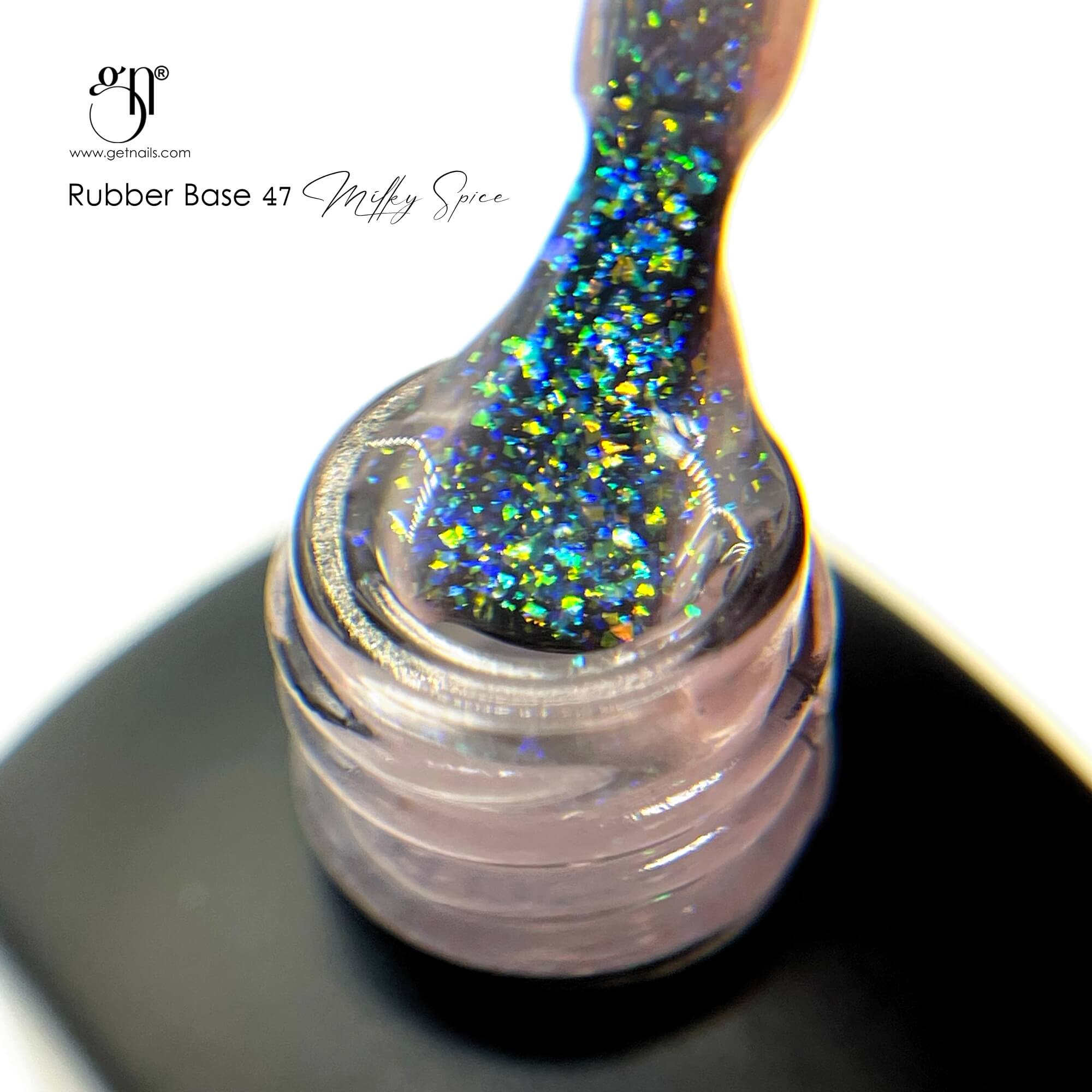 Get Nails Austria - GetLac Rubber Base 47 Milky Spice 15g 2