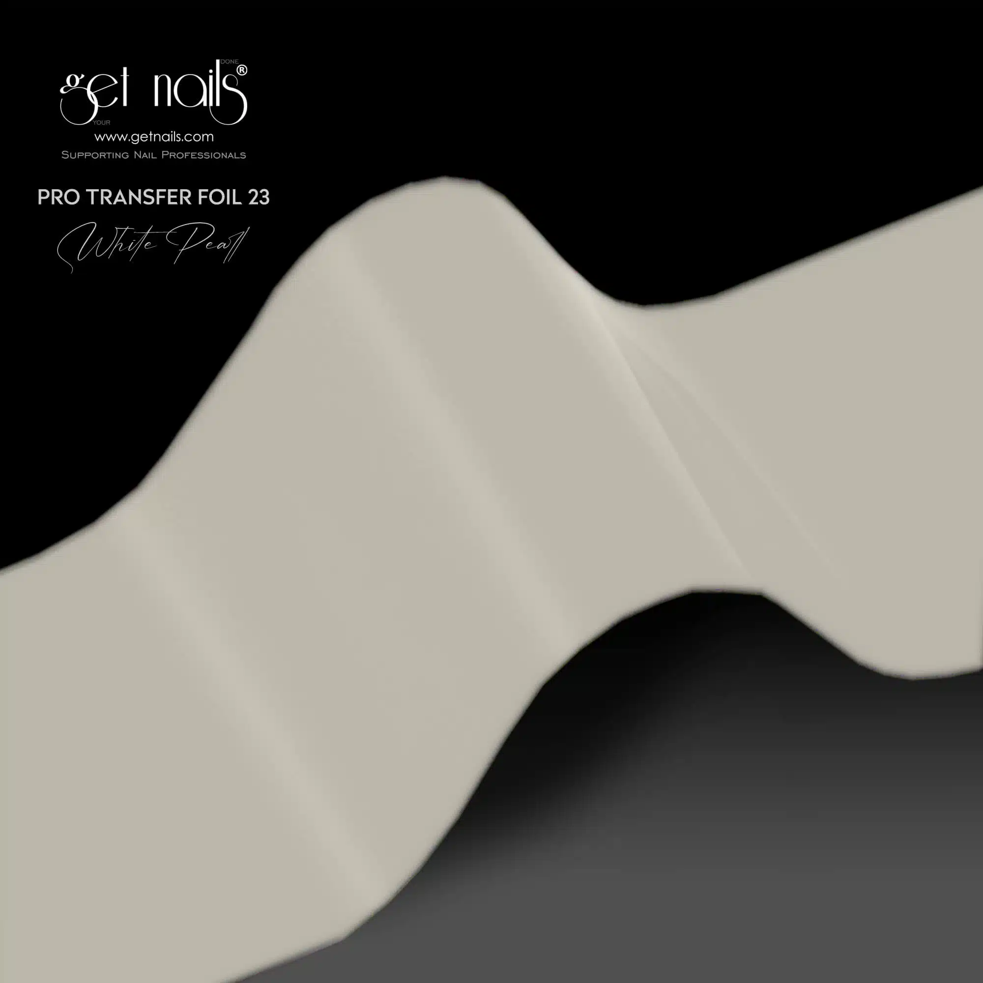 Get Nails Austria - Трансферная фольга Pro 23 White Pearl