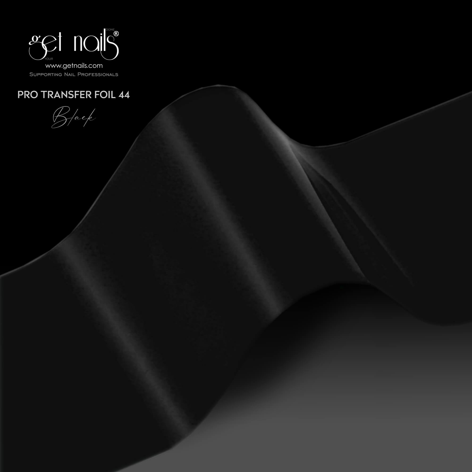 Get Nails Austria - Pro Transfer Folie 44 Schwarz