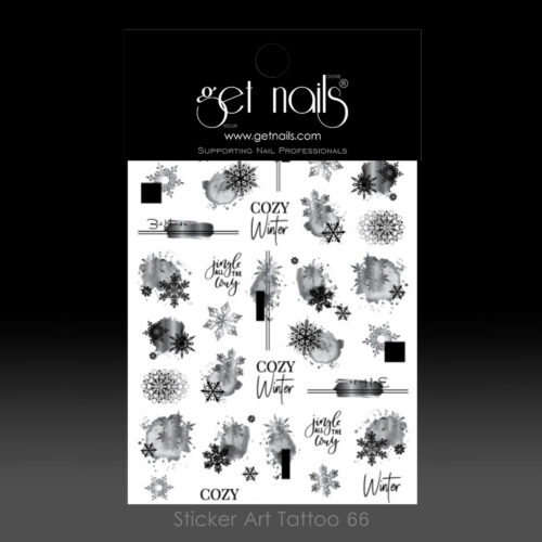Get Nails Austria - Наклейка Art Tattoo 66 Мрачная зима