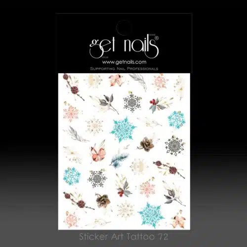 Get Nails Austria - Sticker Art Tattoo 72 Stylish Winter