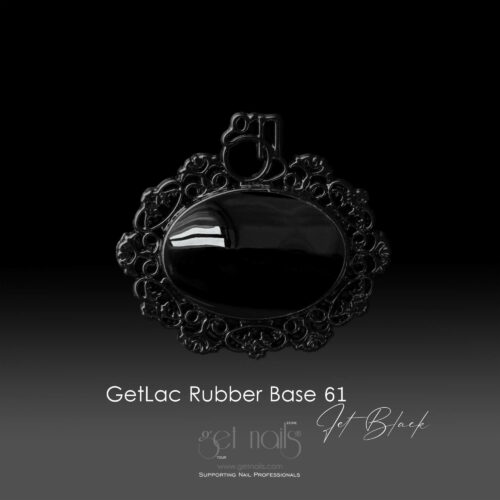 Get Nails Austria - Rubber Base 61 Jet Black