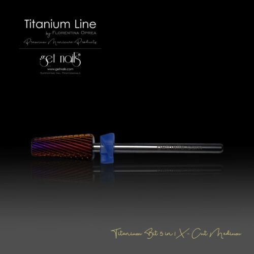 Get Nails Austria - Titanium Bit 5in1 X-Cut Medium