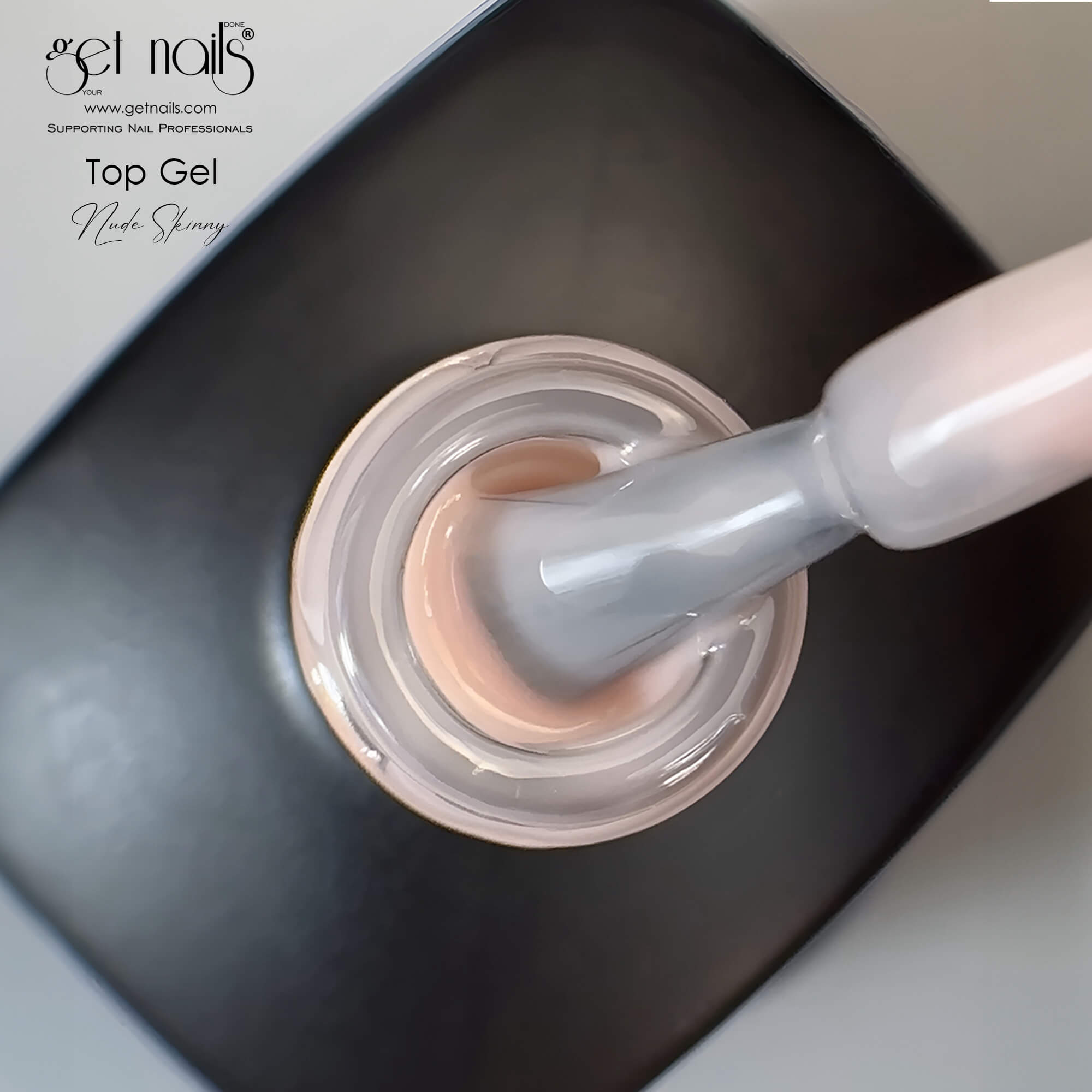 Get Nails Austria - Top Coat Nude Skinny 15g