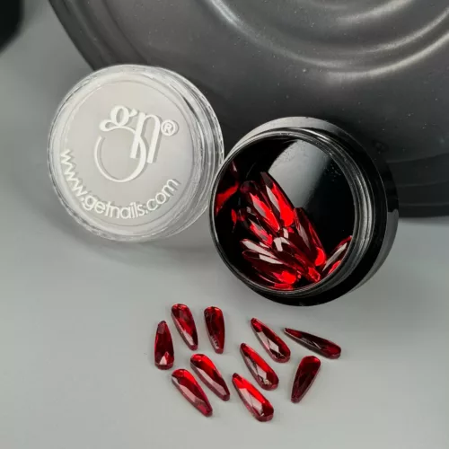 Get Nails Austria - Ice Crystals Red, 20 Stk