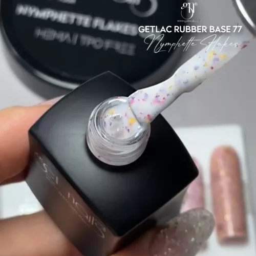 Get Nails Austria - Rubber Base 77 Nymphette Flakes 15g